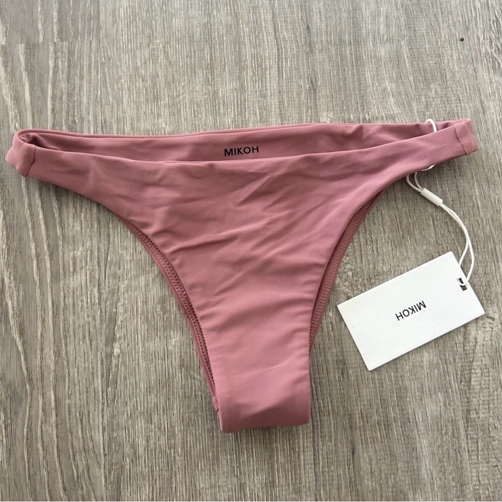 Mikoh Miyako 2 brand new w/ tags Mauve Bikini Bottom XS benoa acacia